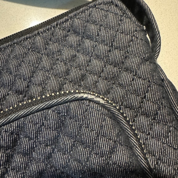 Vera Bradley All Navy Denim Crossbody - Picture 7 of 10